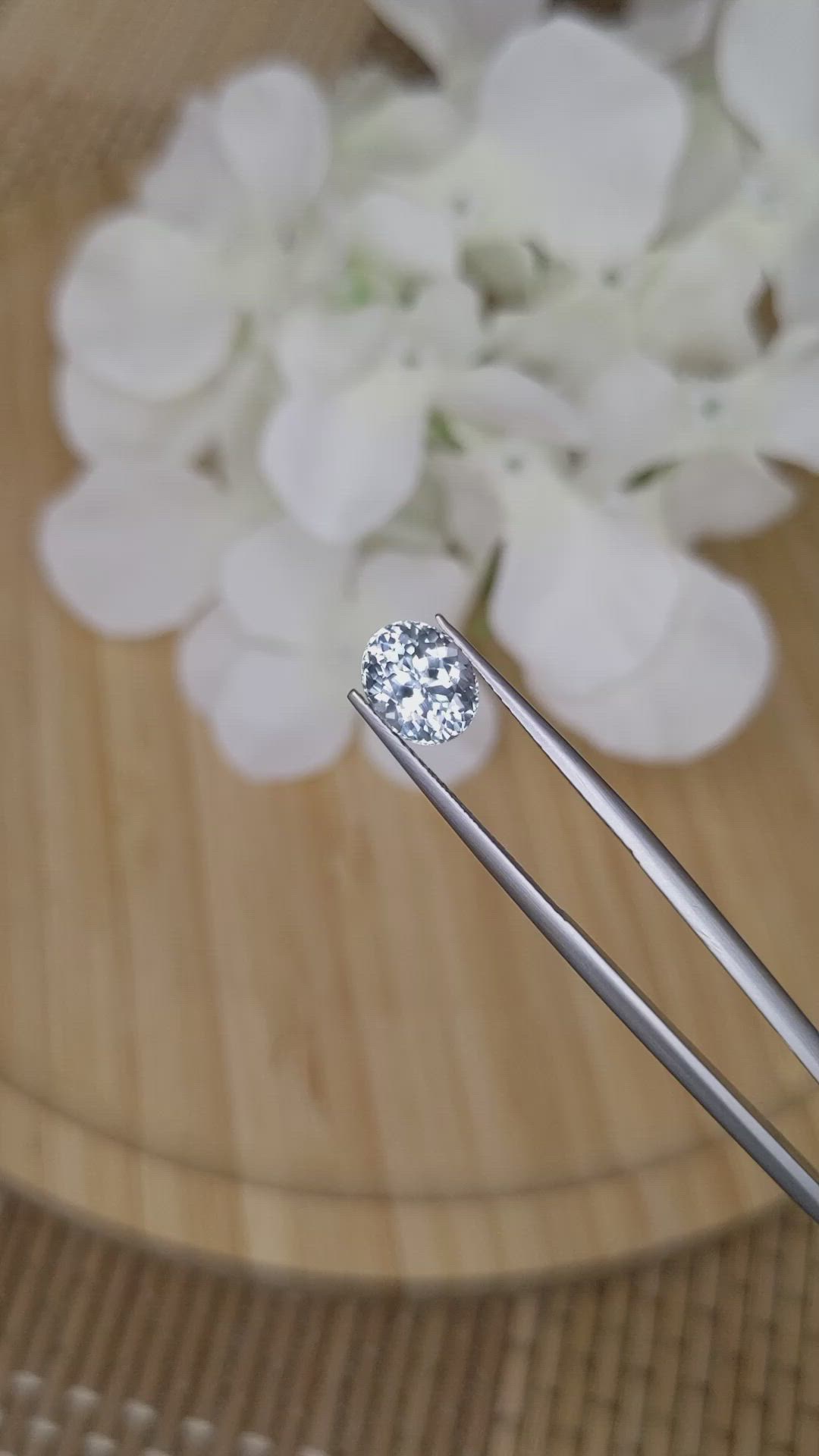 2.39 Ct. Greenish Blue Sapphire from Montana Size Video