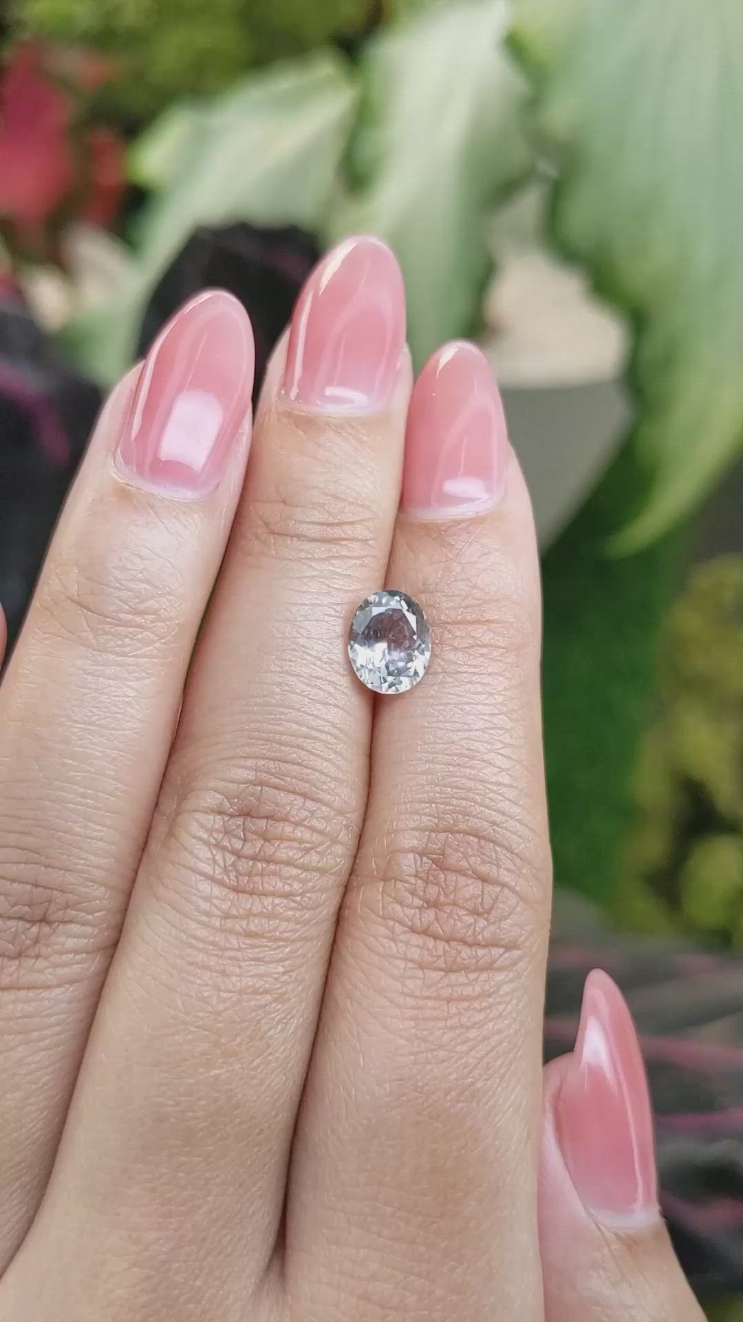 1.91 Ct. Grey Sapphire from Montana Size Video