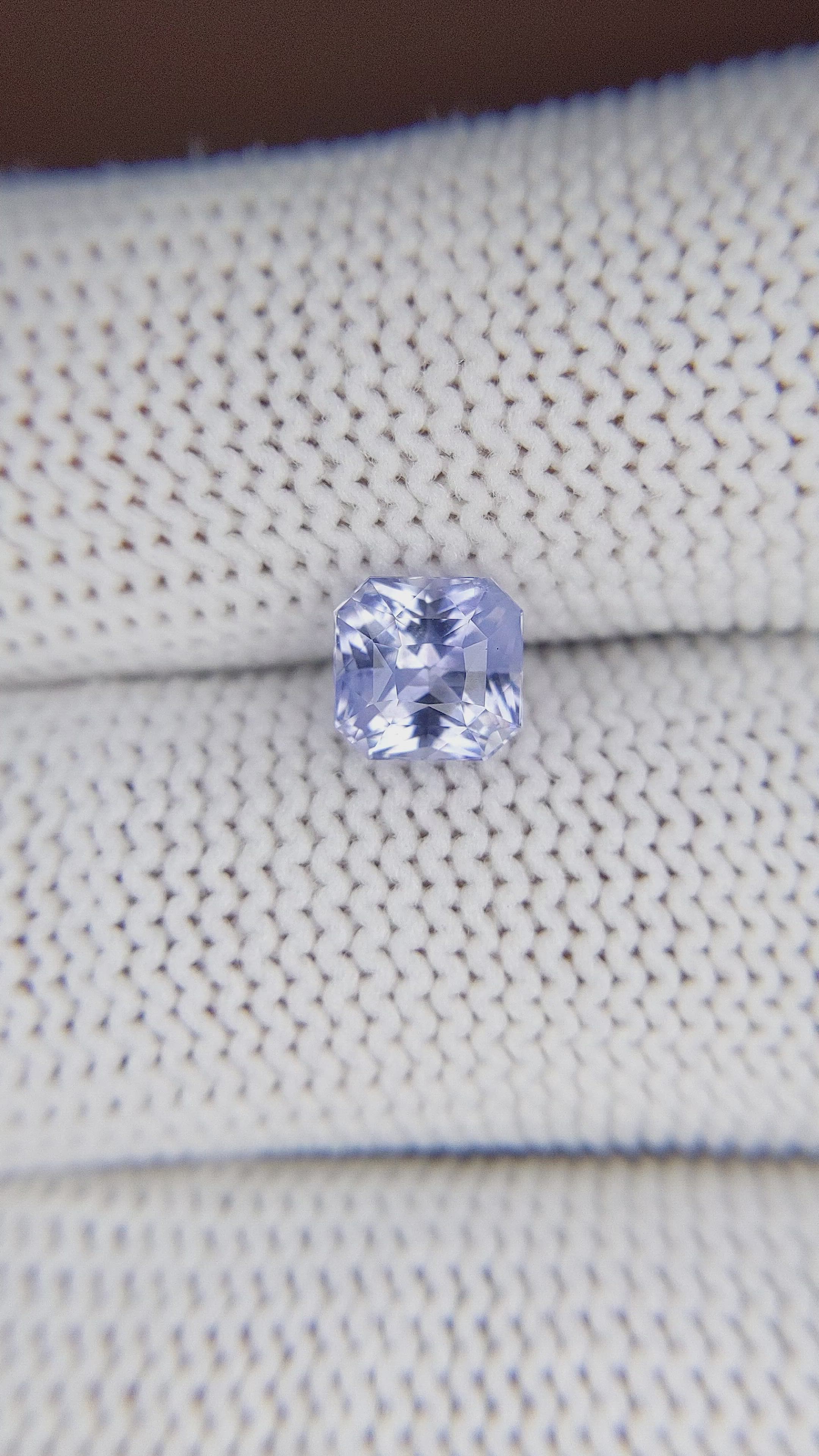 1.55 Ct. Blue Sapphire from Madagascar Size Video