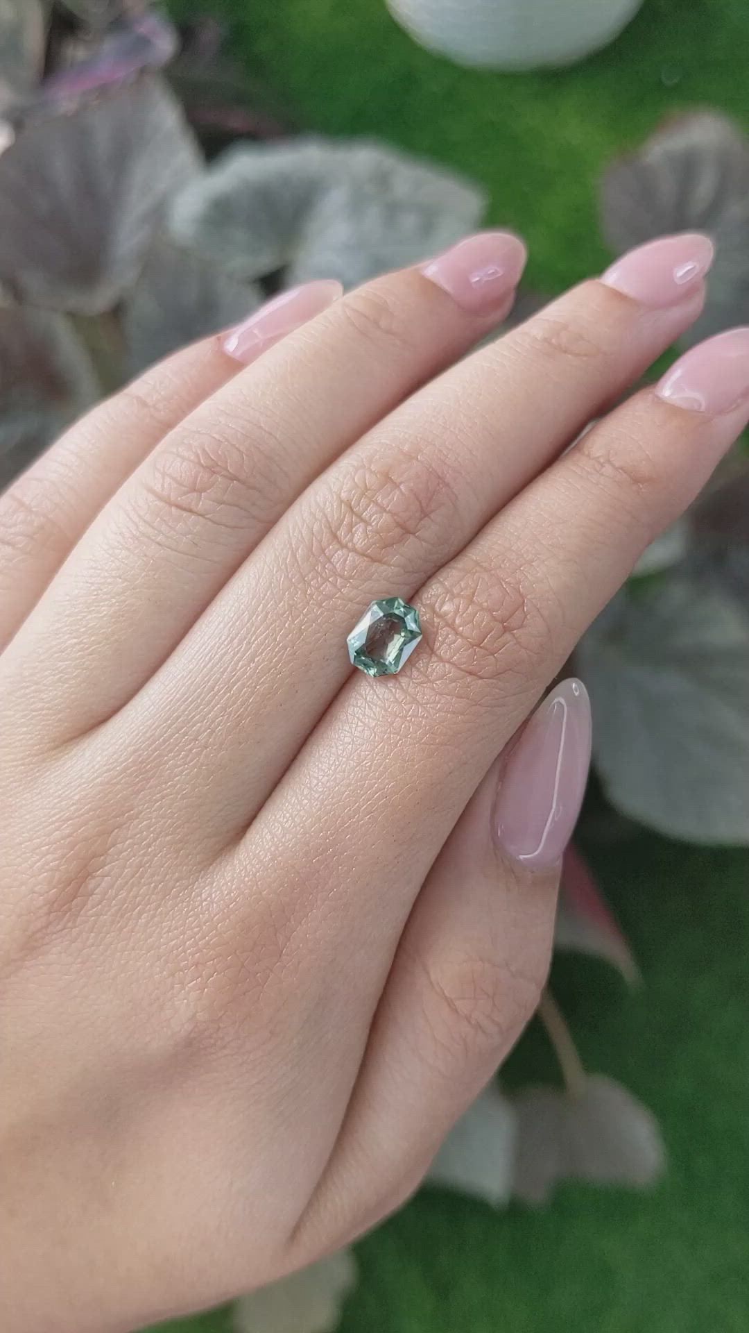 1.44 Ct. Green Sapphire from Montana Size Video