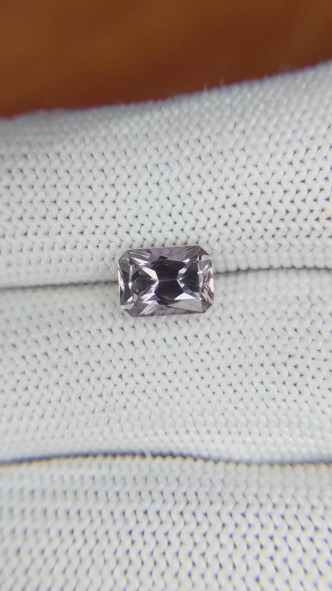 1.89 Ct. Purple Sapphire from Montana Size Video