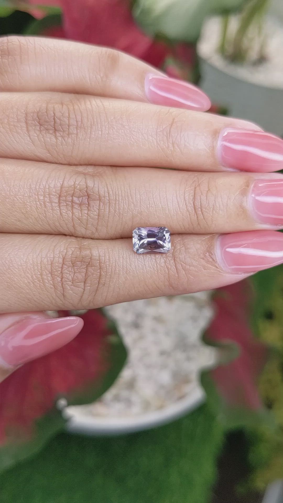 1.89 Ct. Purple Sapphire from Montana Size Video