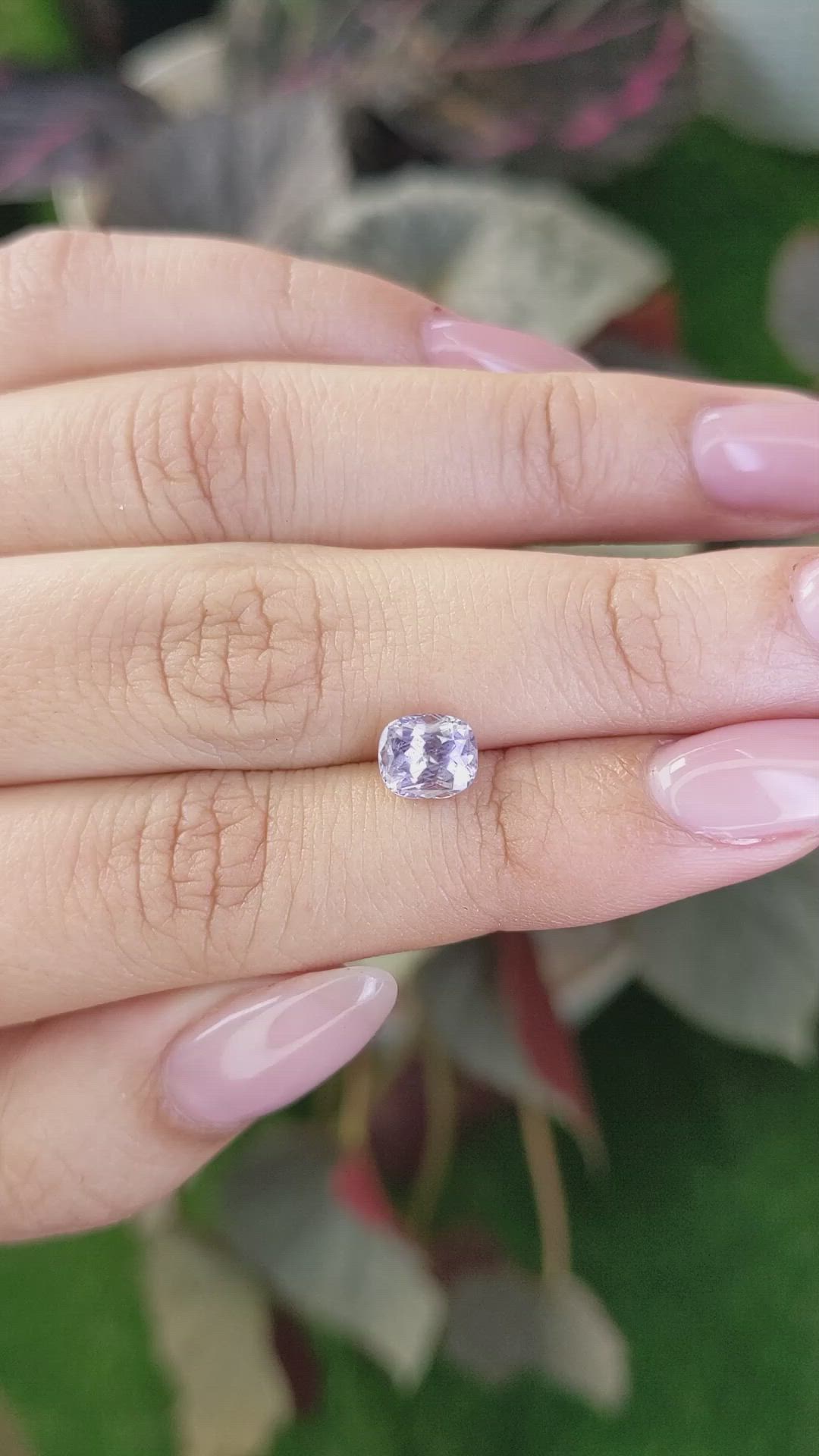 1.49 Ct. Violet Sapphire from Montana Size Video