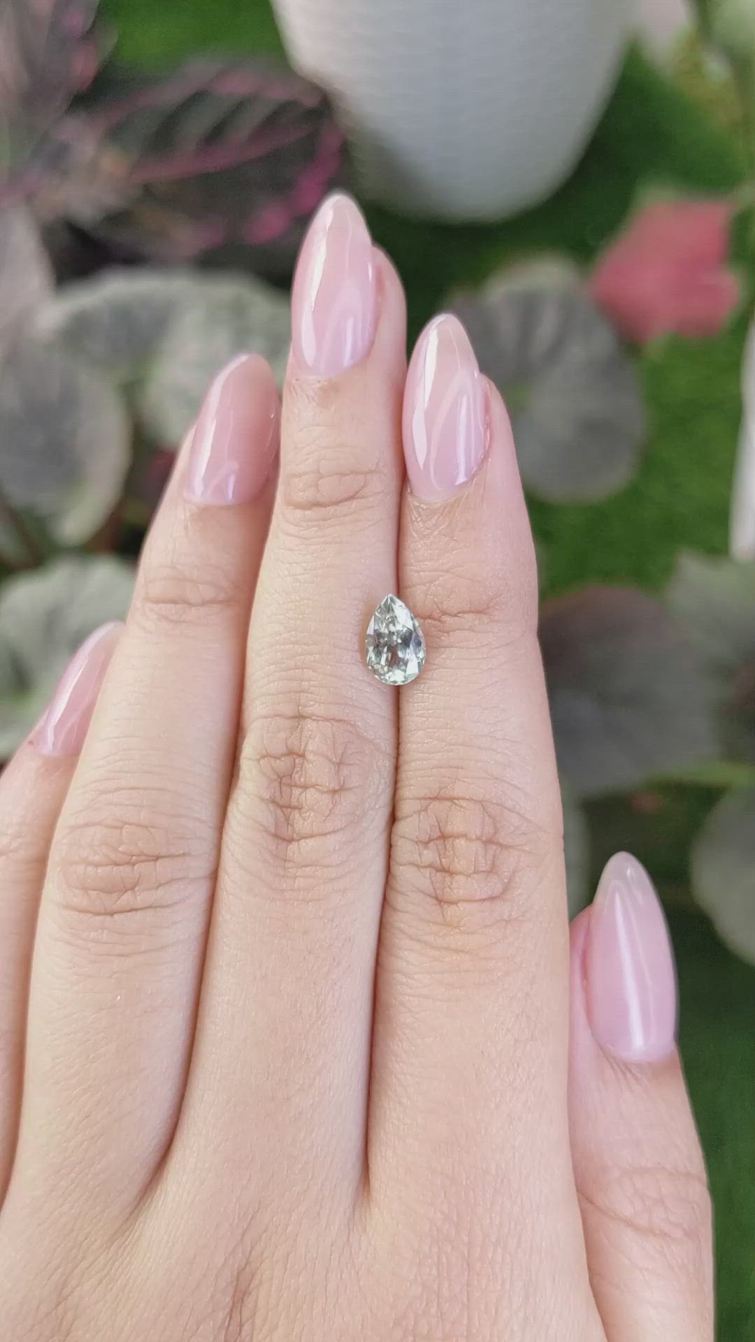 1.40 Ct. Green Sapphire from Montana Size Video