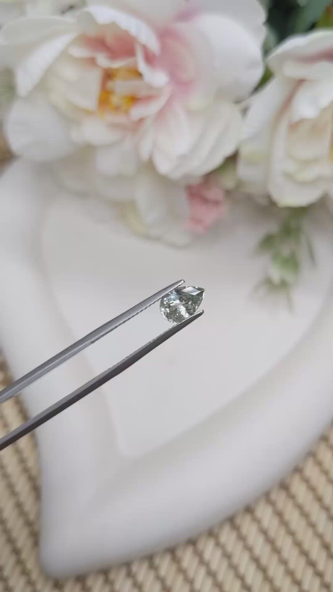 1.40 Ct. Green Sapphire from Montana Size Video