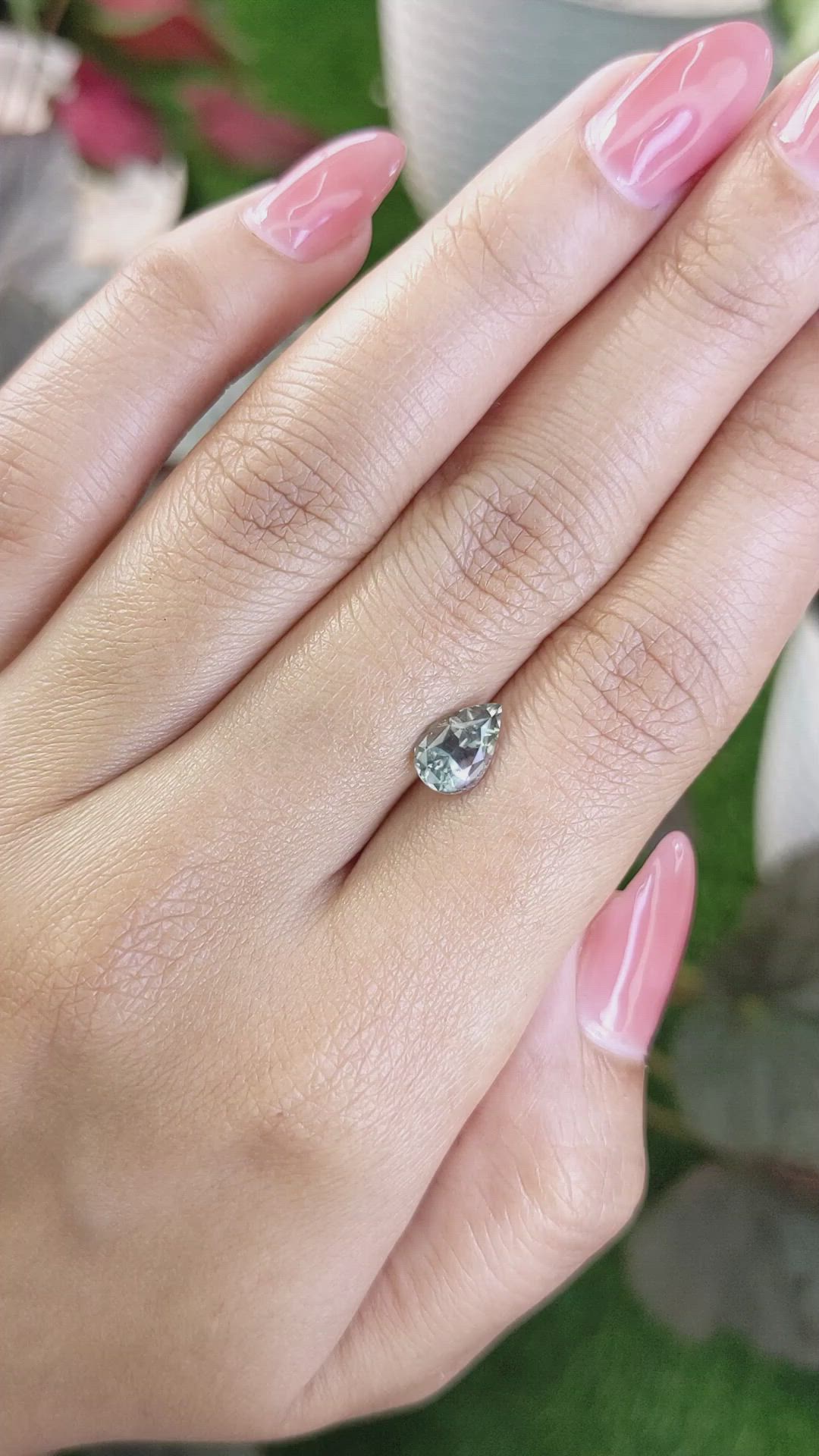 1.50 Ct. Green Sapphire from Montana Size Video