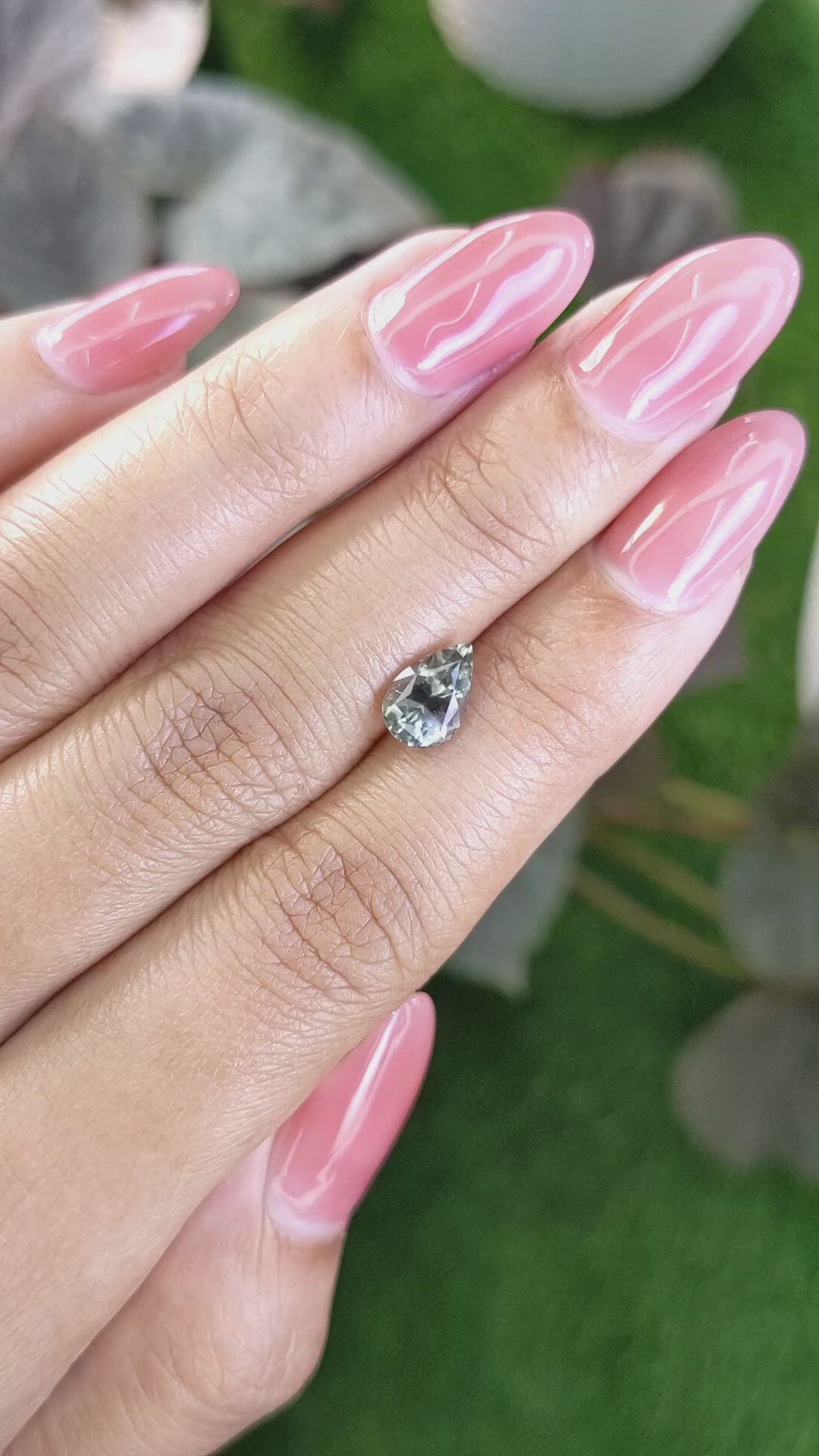 1.50 Ct. Green Sapphire from Montana Size Video