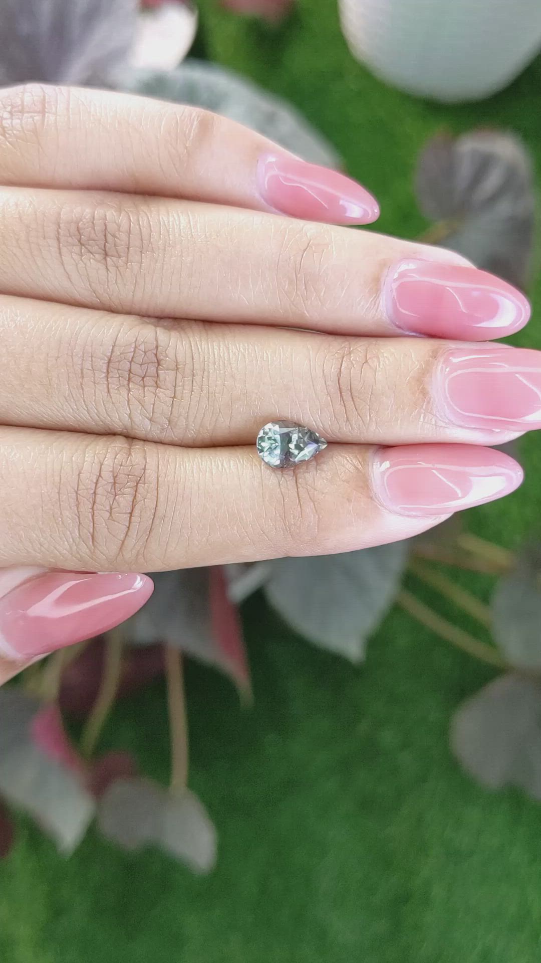 1.50 Ct. Green Sapphire from Montana Size Video