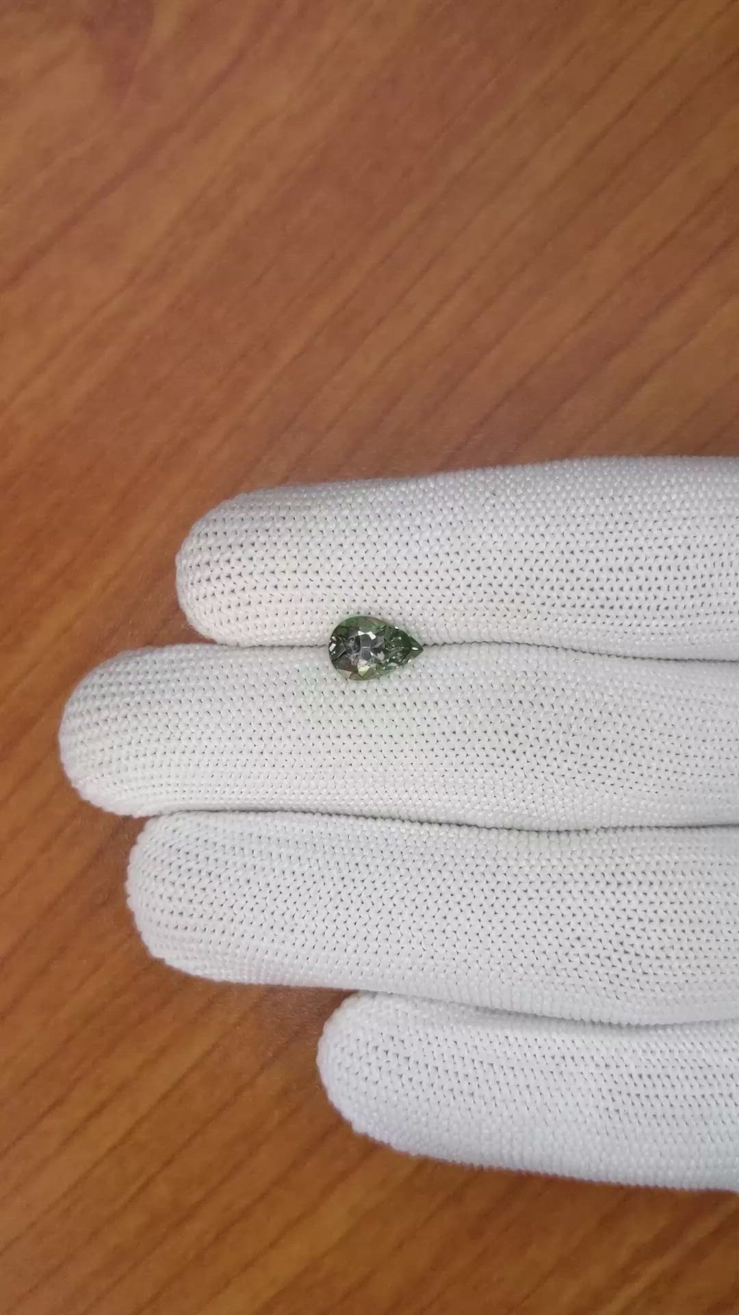 1.50 Ct. Green Sapphire from Montana Size Video