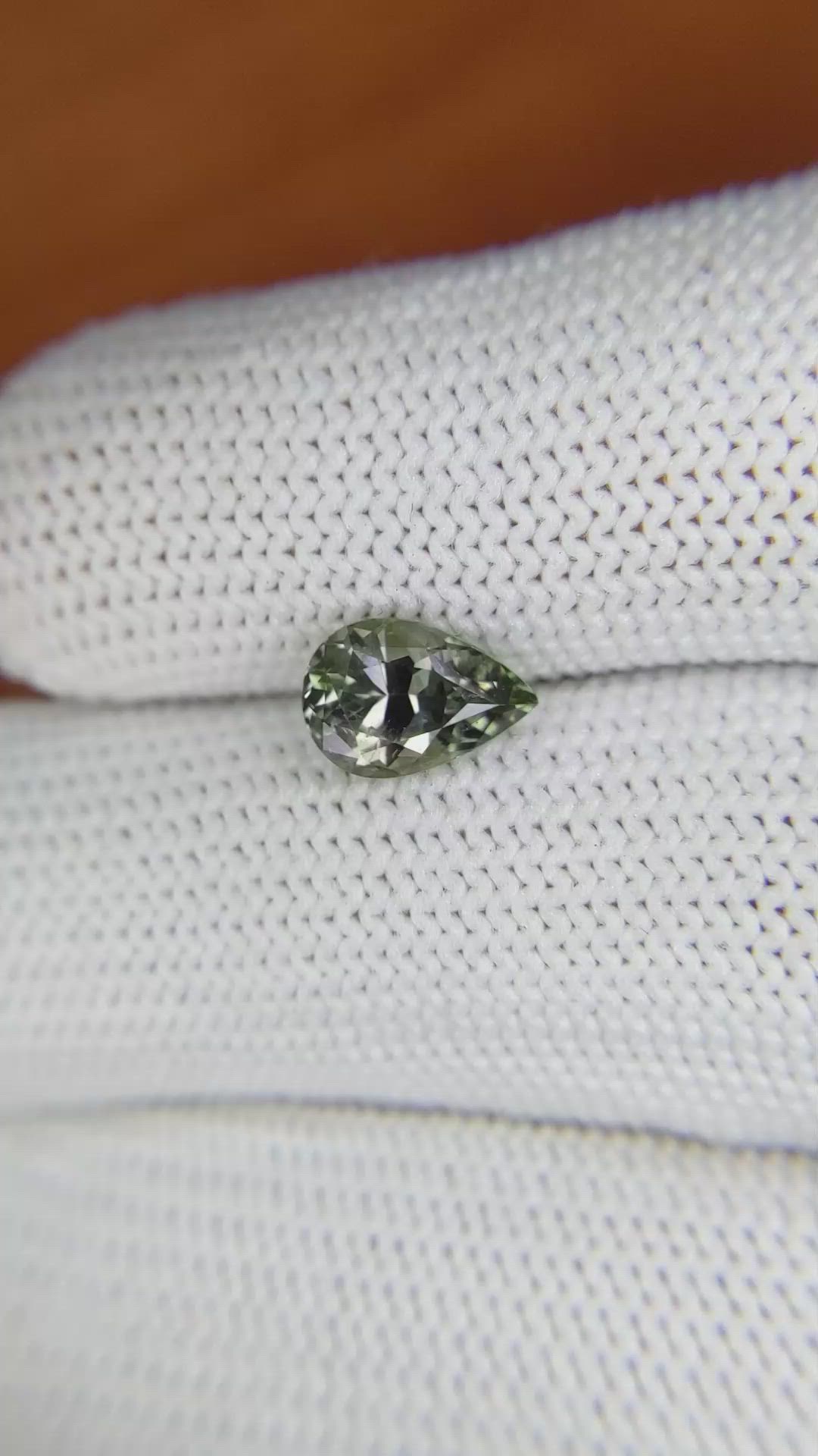 1.50 Ct. Green Sapphire from Montana Size Video
