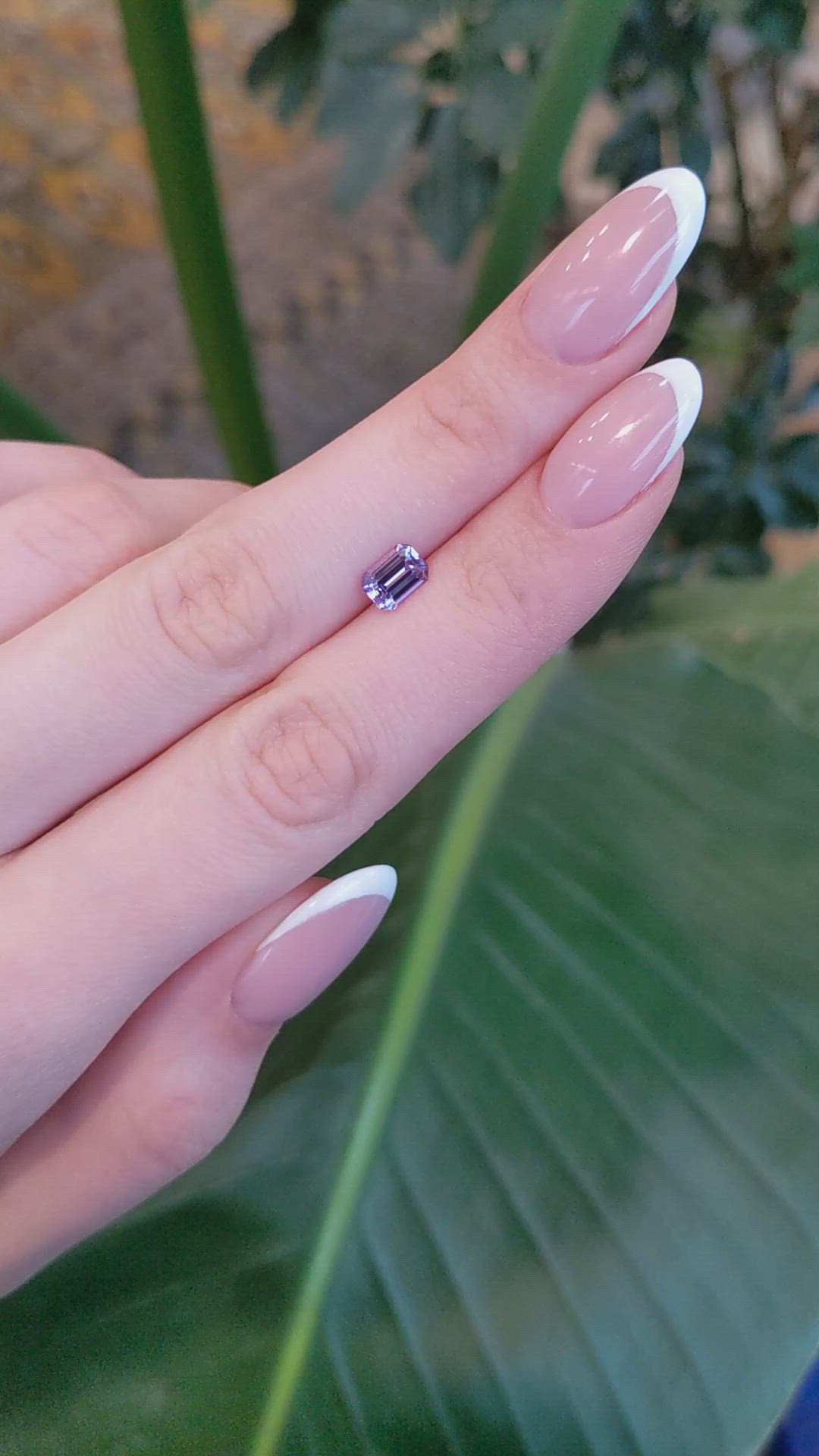 1.10 Ct. Pinkish Purple Sapphire from Madagascar Size Video