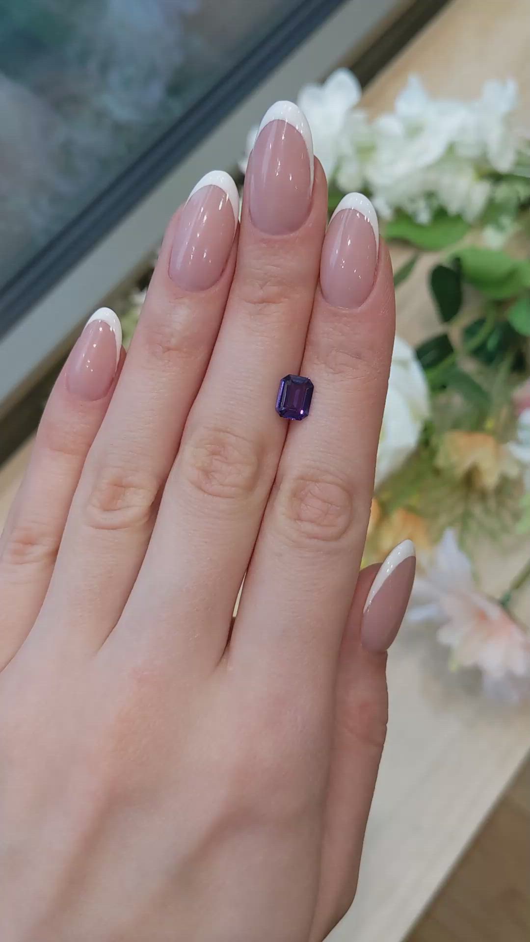 1.52 Ct. Purple Sapphire from Madagascar Size Video