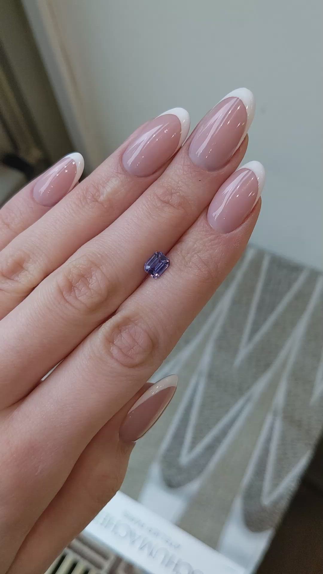 1.09 Ct. Purple Sapphire from Madagascar Size Video