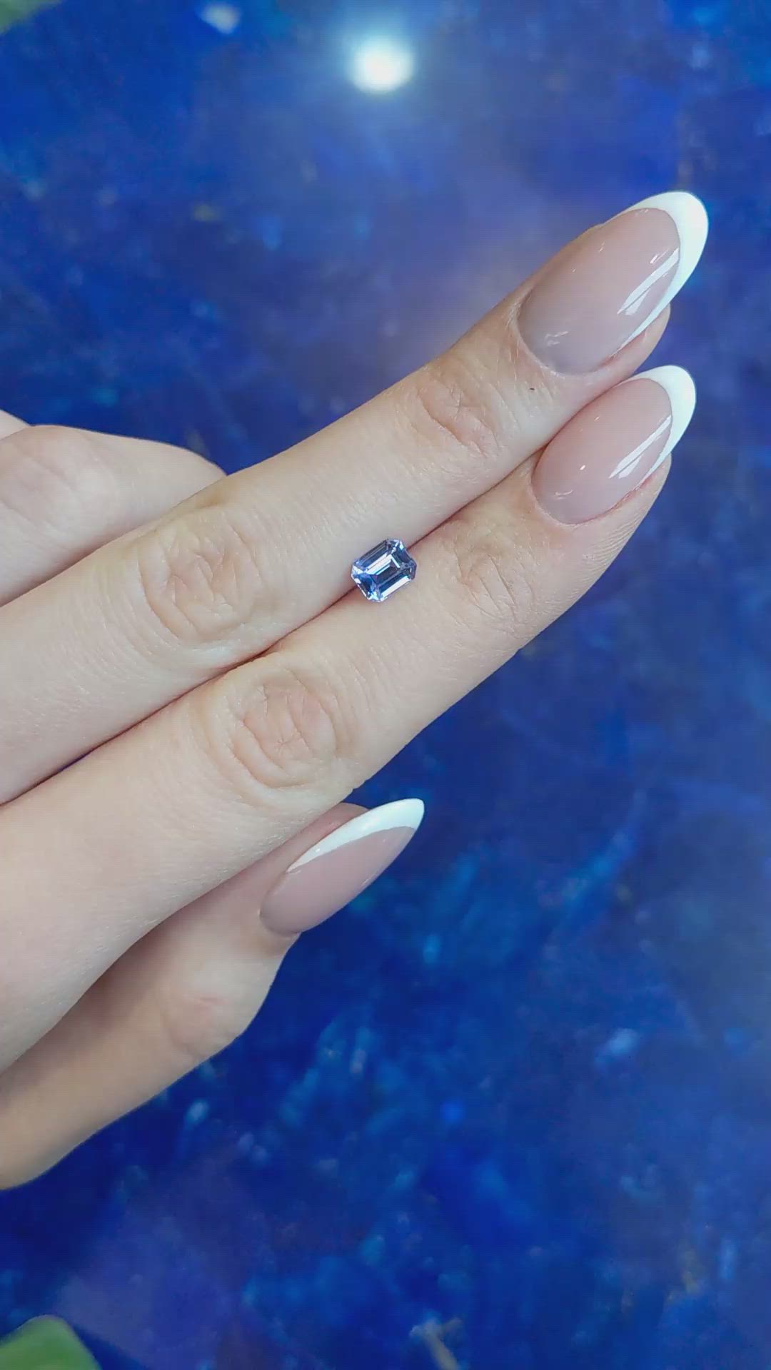 1.09 Ct. Purple Sapphire from Madagascar Size Video