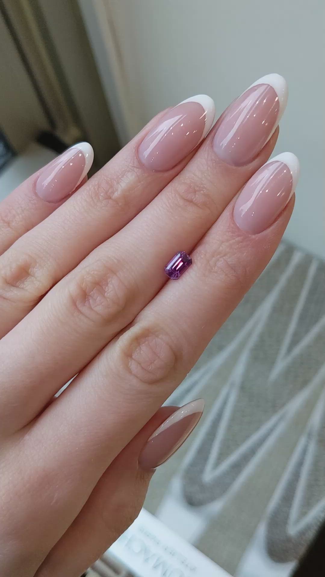 1.02 Ct. Pink Sapphire from Madagascar Size Video