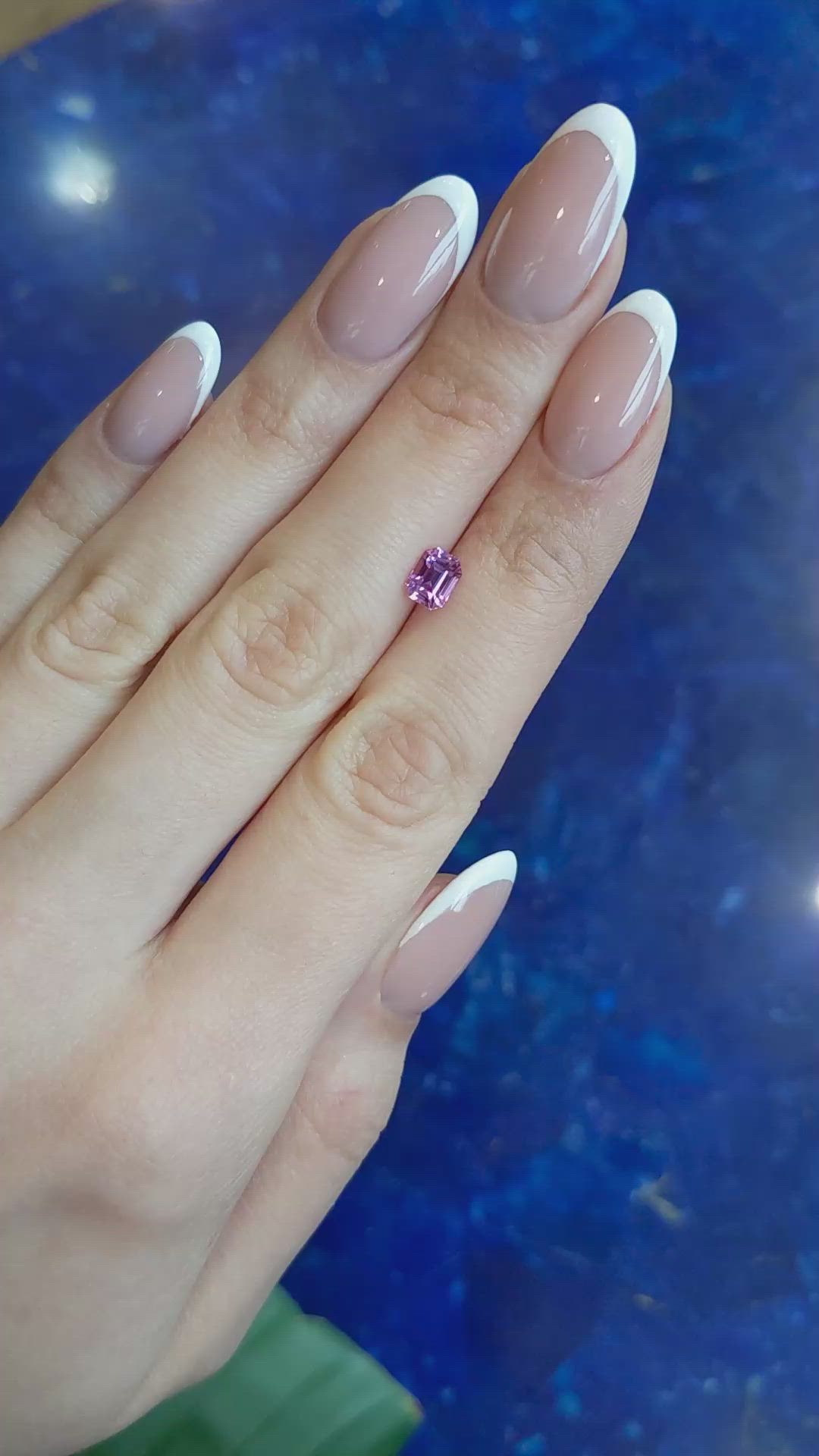 1.09 Ct. Purplish Pink Sapphire from Madagascar Size Video