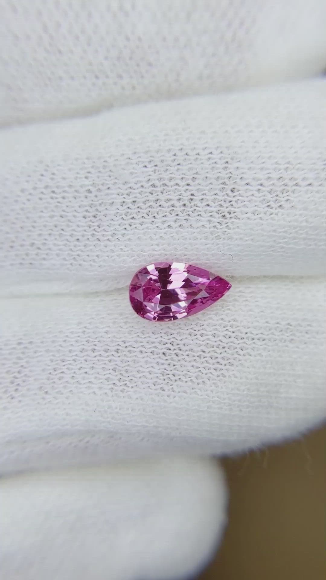 1.21 Ct. Purplish Pink Sapphire from Madagascar Size Video