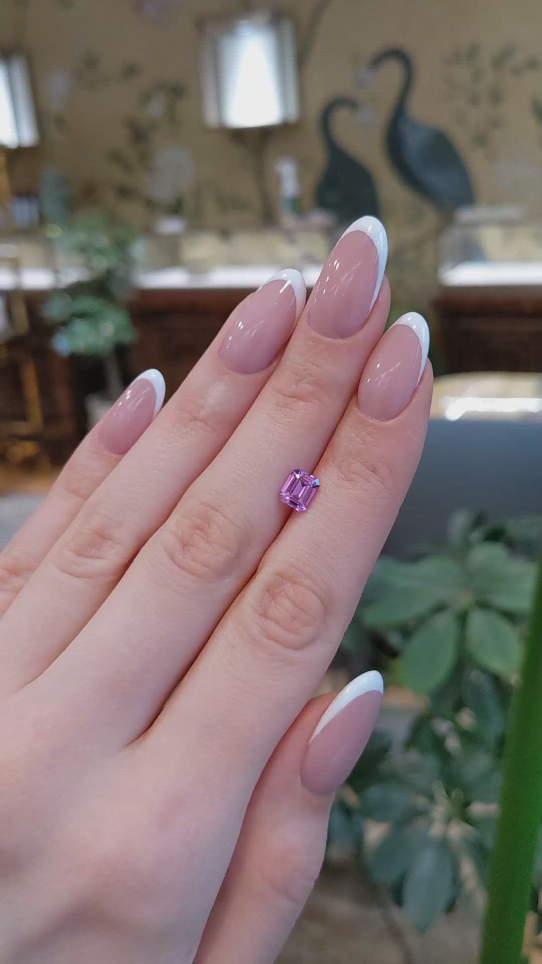 1.16 Ct. Pink Sapphire from Madagascar Size Video
