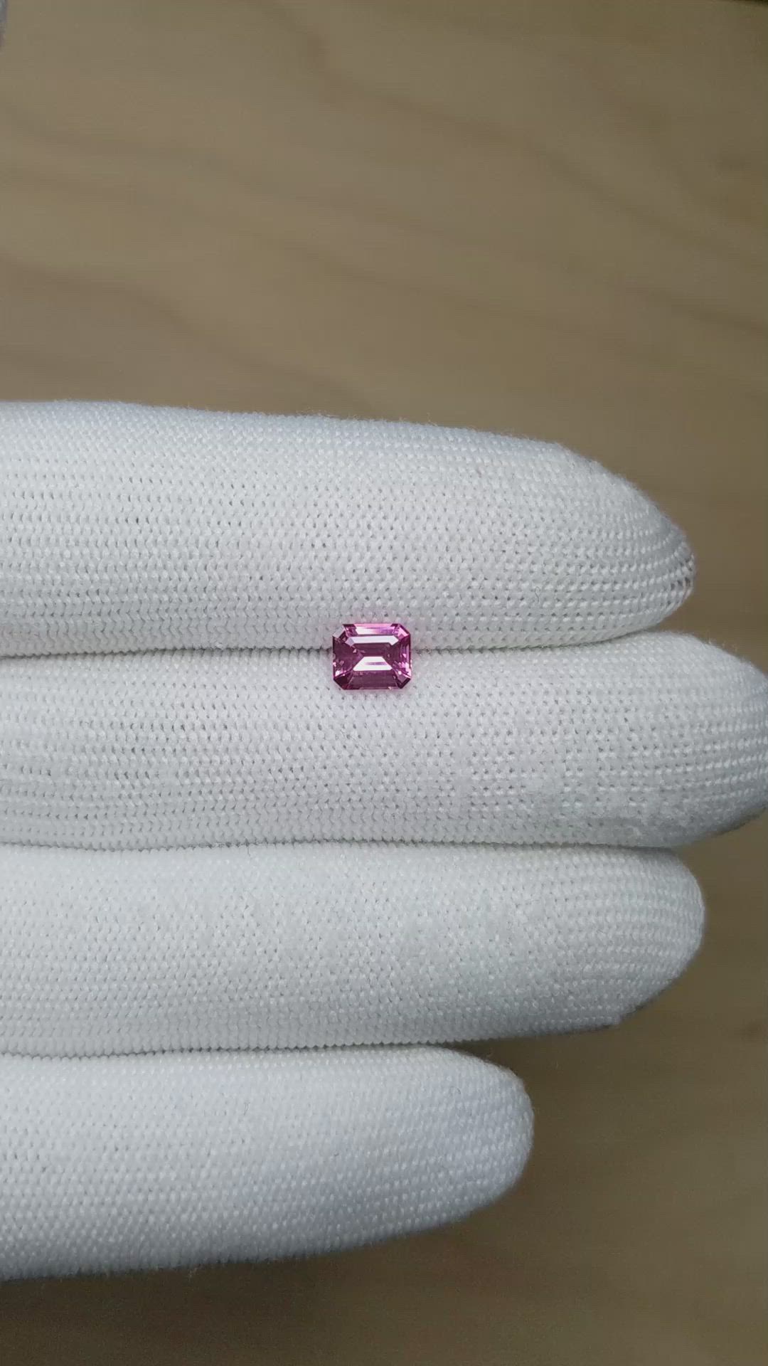 1.16 Ct. Pink Sapphire from Madagascar Size Video
