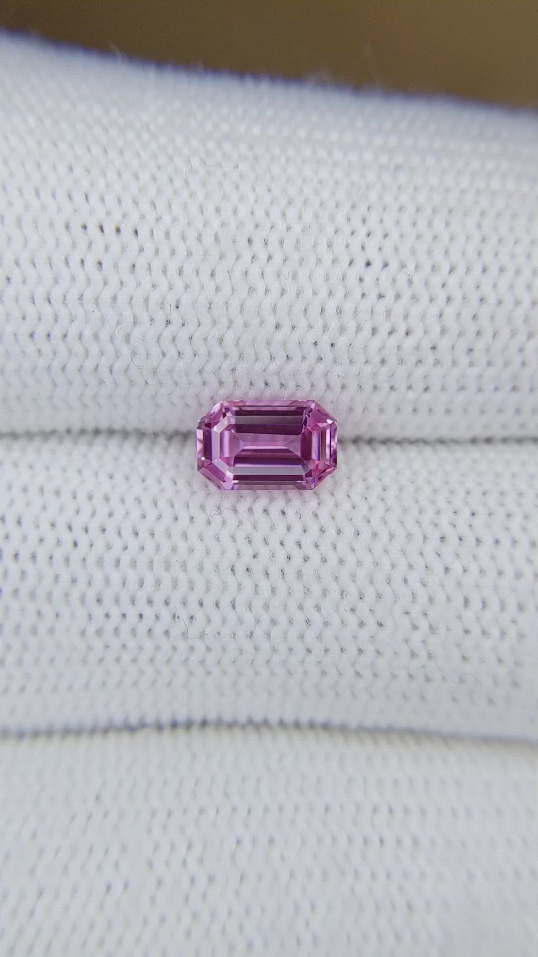 1.50 Ct. Pink Sapphire from Madagascar Size Video