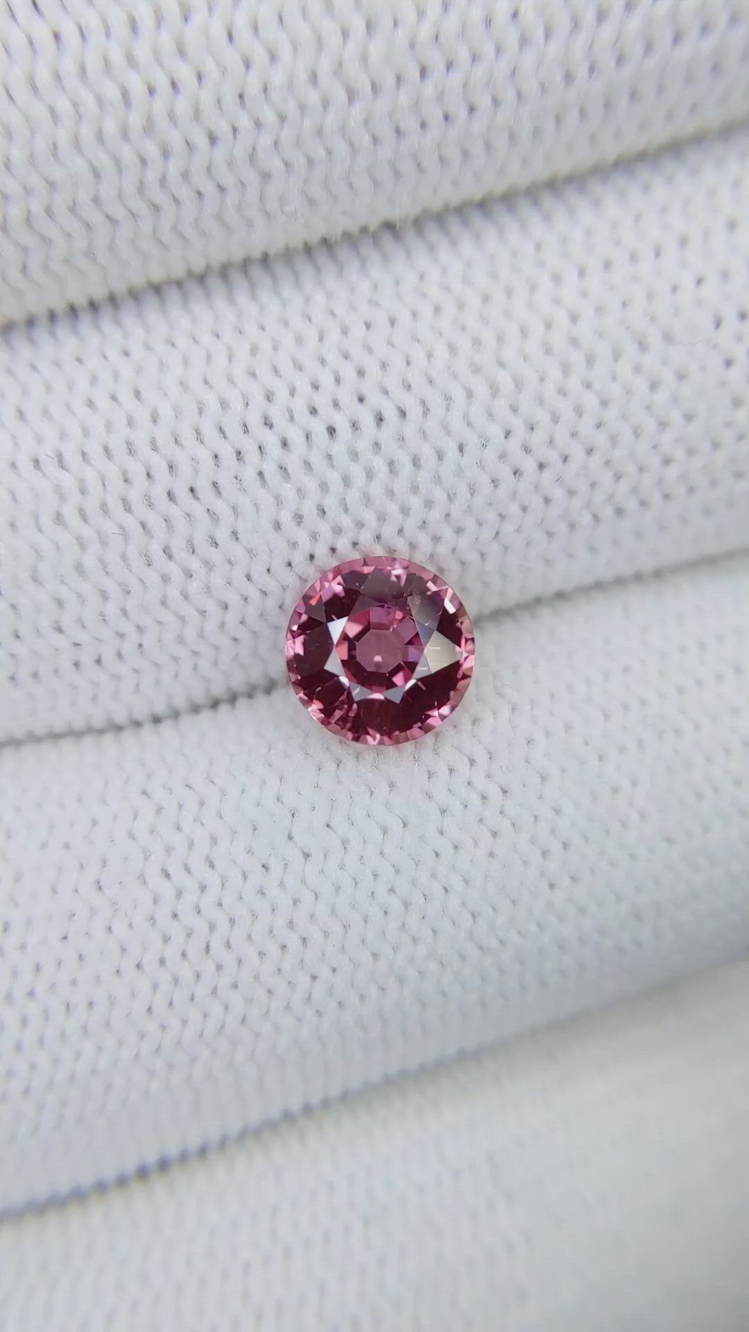 2.14 Ct. Reddish Pink Sapphire from Madagascar Size Video