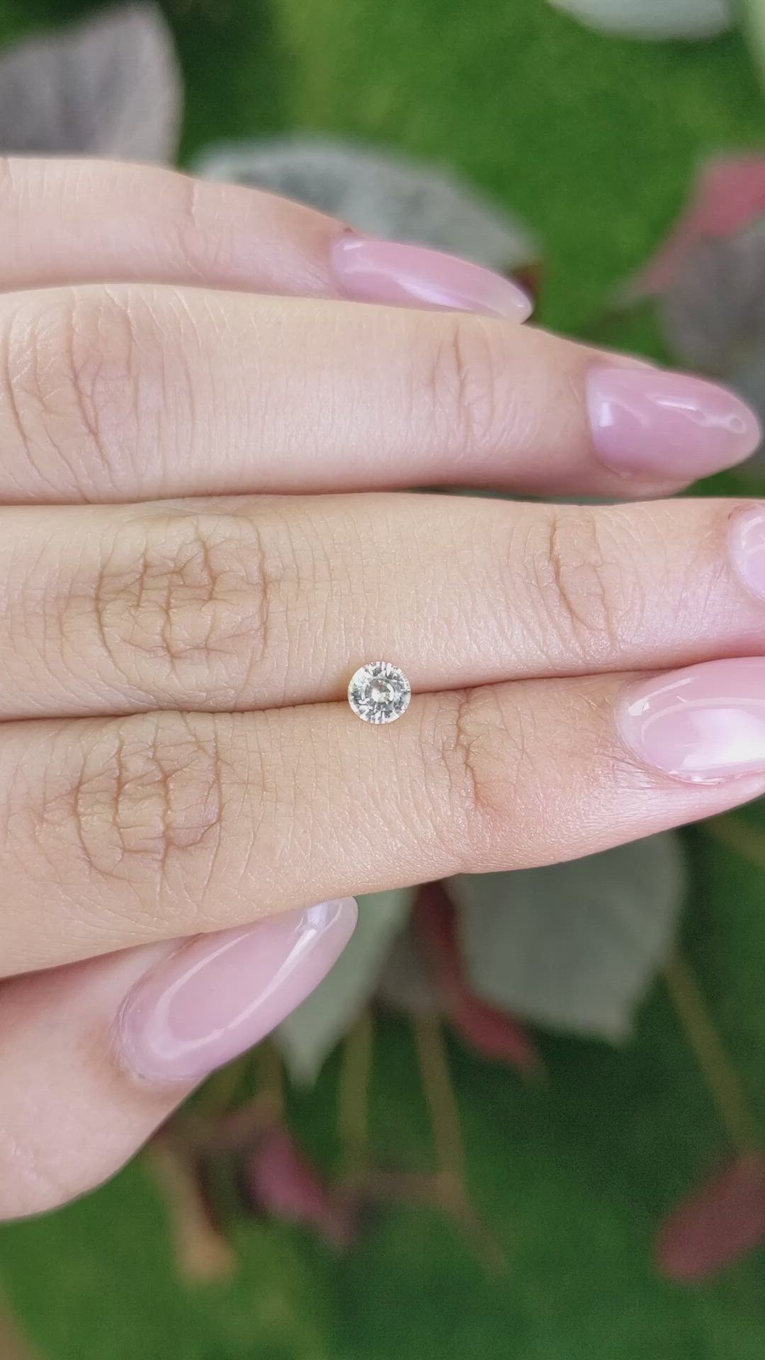 0.37 Ct. Yellow Sapphire from Ceylon (Sri Lanka) Size Video