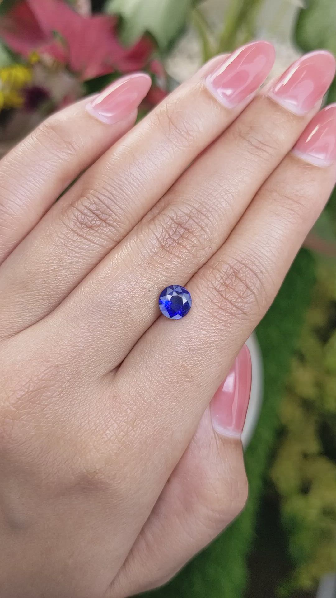 1.50 Ct. Blue Sapphire from Ceylon (Sri Lanka) Size Video