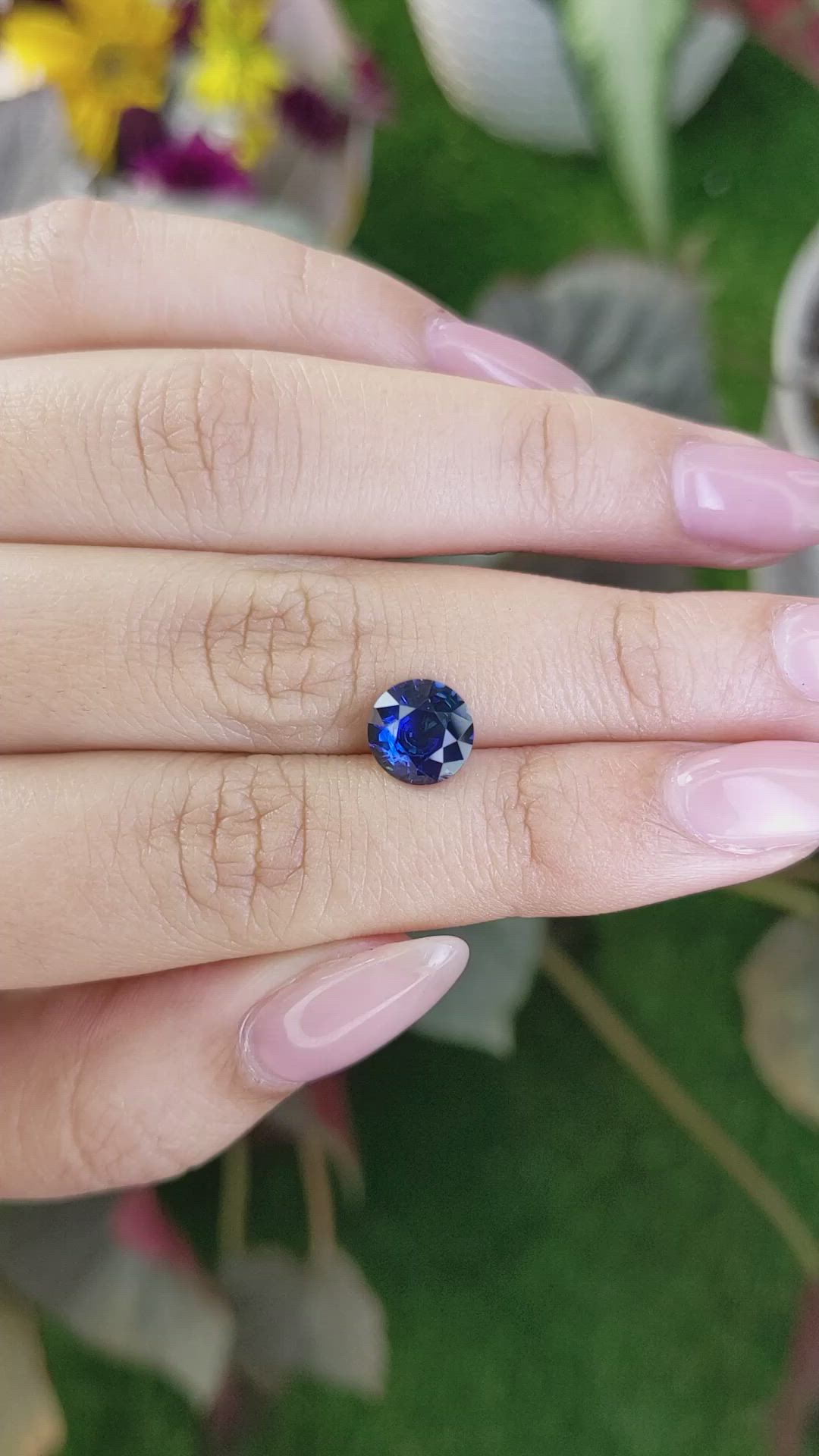 2.47 Ct. Blue Sapphire from Ceylon (Sri Lanka) Size Video