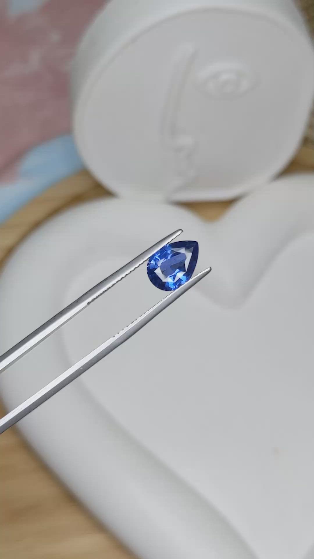 1.99 Ct. Blue Sapphire from Ceylon (Sri Lanka) Size Video