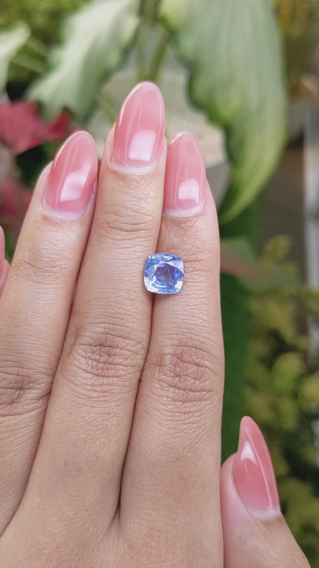 2.50 Ct. Blue Sapphire from Ceylon (Sri Lanka) Size Video