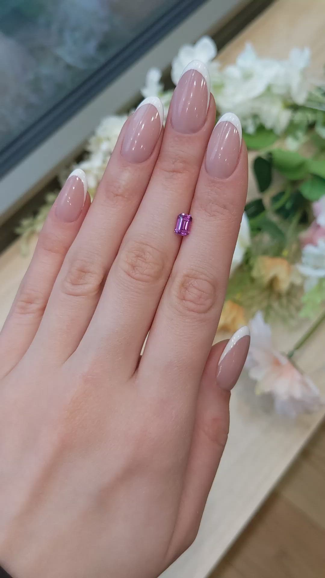 1.18 Ct. Pink Sapphire from Madagascar Size Video