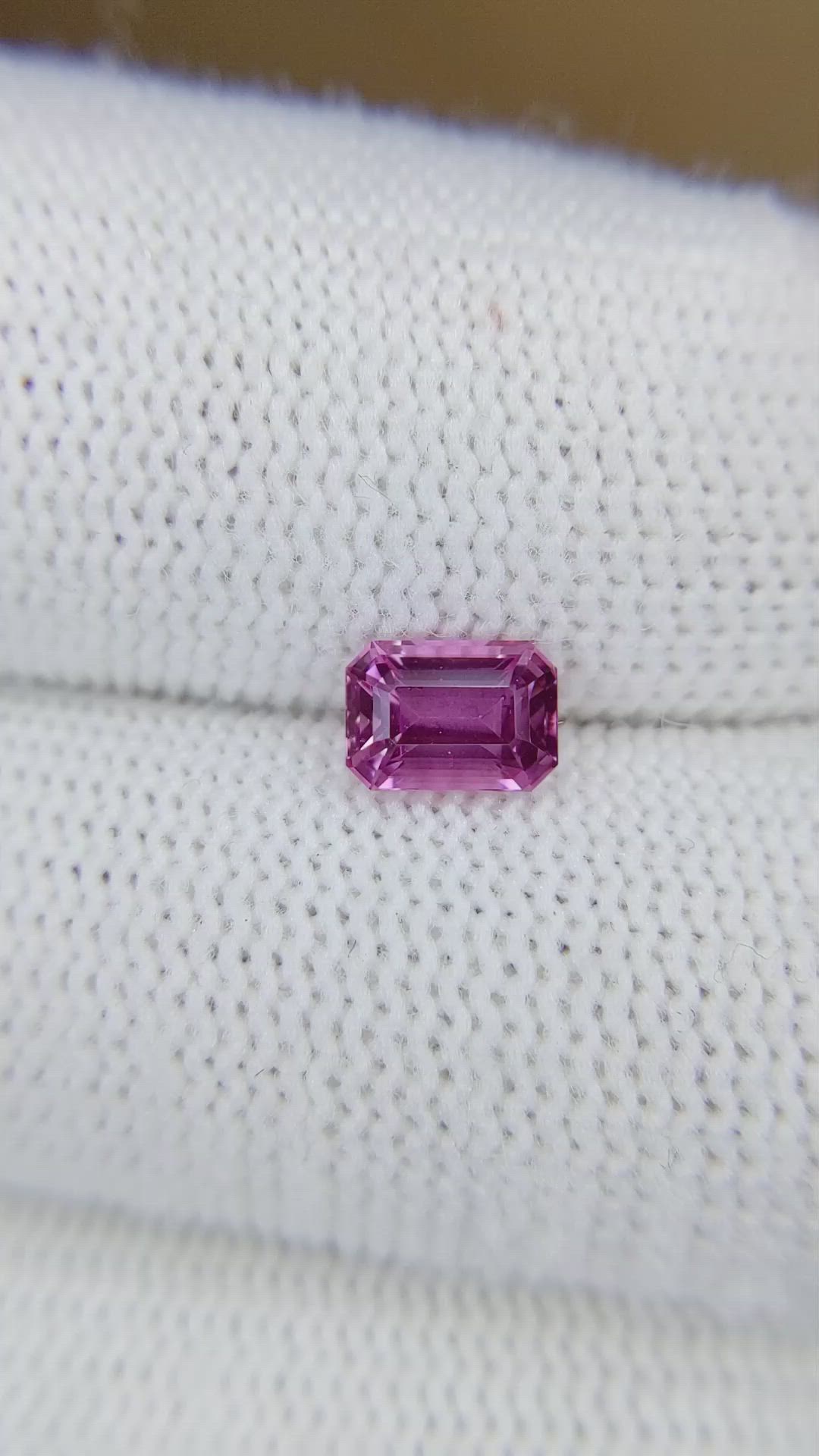 1.18 Ct. Pink Sapphire from Madagascar Size Video
