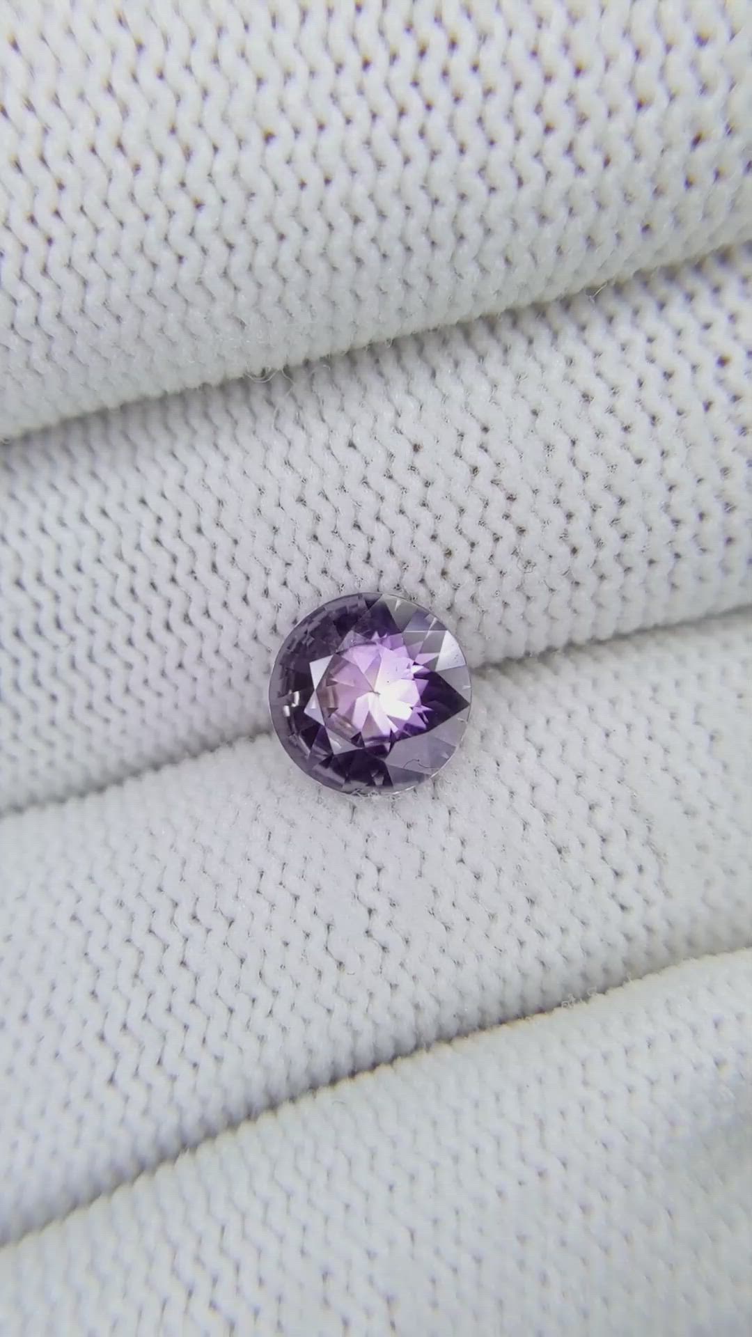 1.77 Ct. Purple Sapphire from Ceylon (Sri Lanka) Size Video
