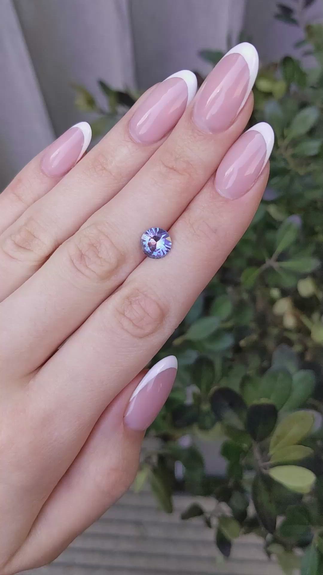 1.77 Ct. Purple Sapphire from Ceylon (Sri Lanka) Size Video