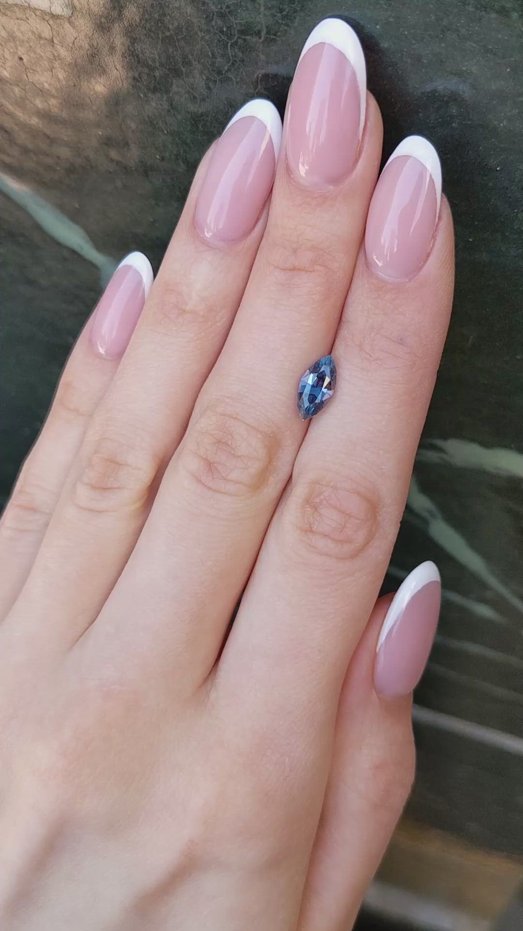 2.04 Ct. Blue Sapphire from Ceylon (Sri Lanka) Size Video