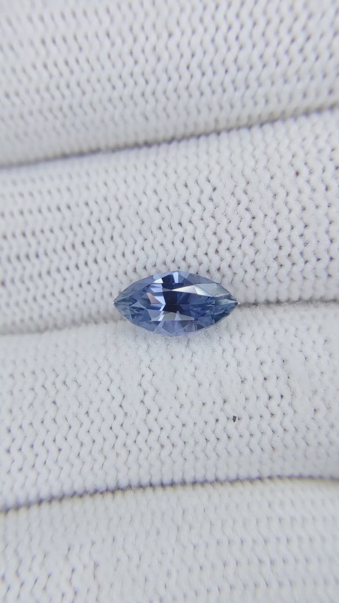 2.04 Ct. Blue Sapphire from Ceylon (Sri Lanka) Size Video