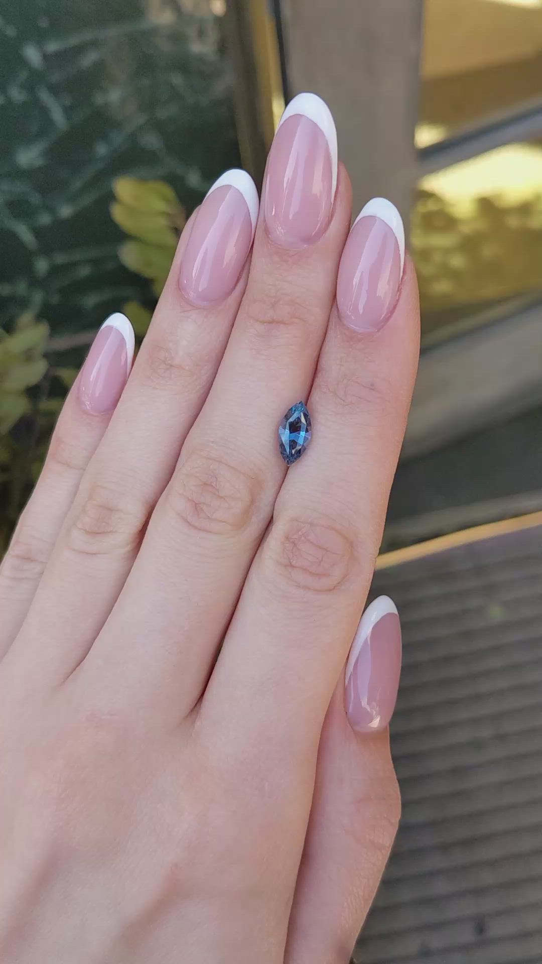 2.04 Ct. Blue Sapphire from Ceylon (Sri Lanka) Size Video