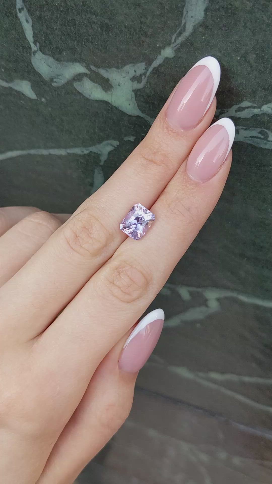 4.66 Ct. Purplish Pink Sapphire from Ceylon (Sri Lanka) Size Video