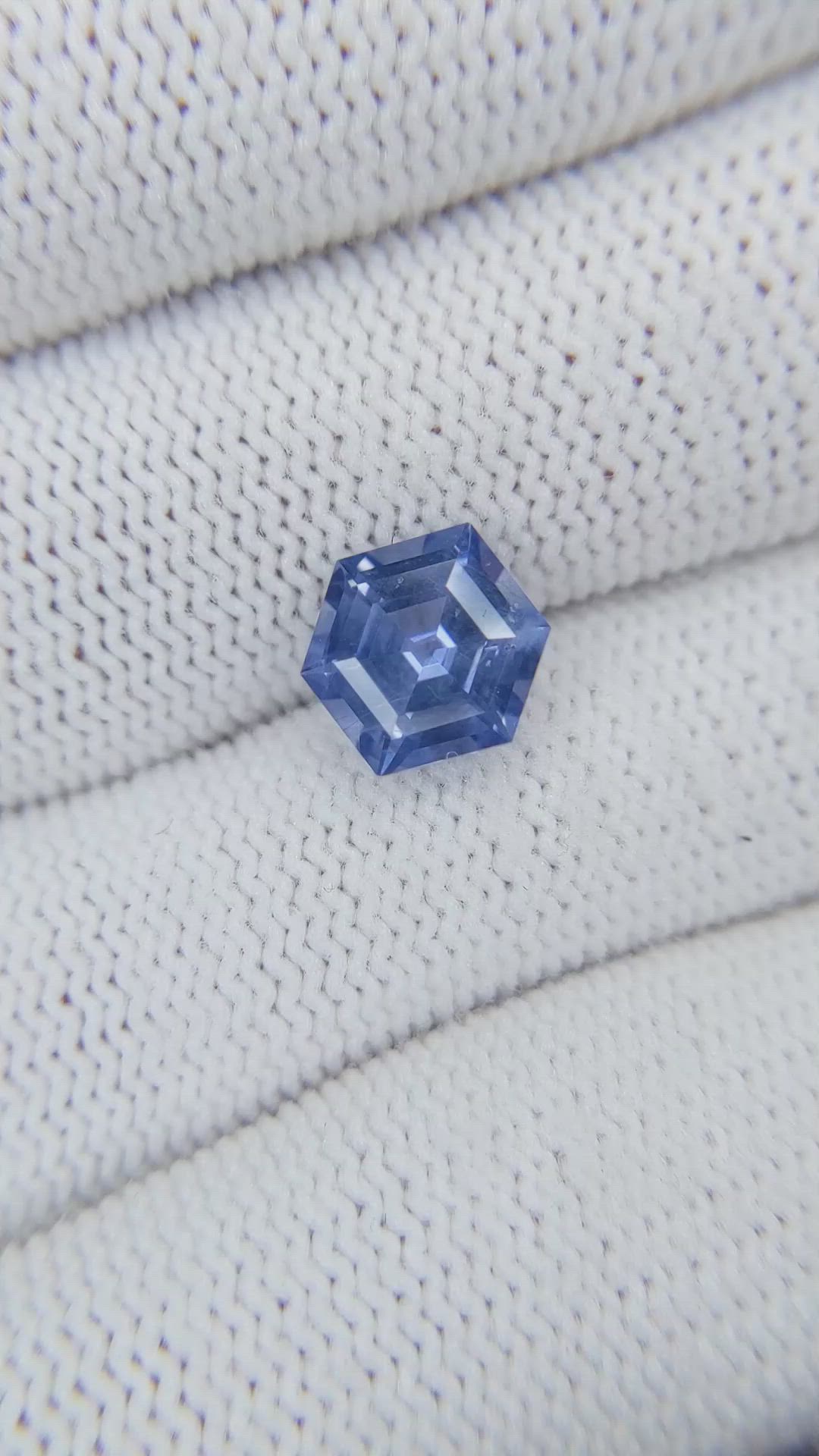 2.70 Ct. Blue Sapphire from Ceylon (Sri Lanka) Size Video