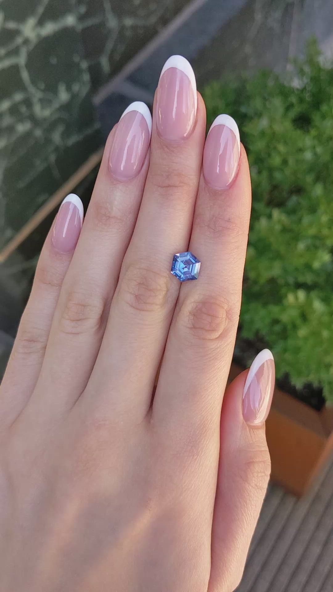 2.70 Ct. Blue Sapphire from Ceylon (Sri Lanka) Size Video