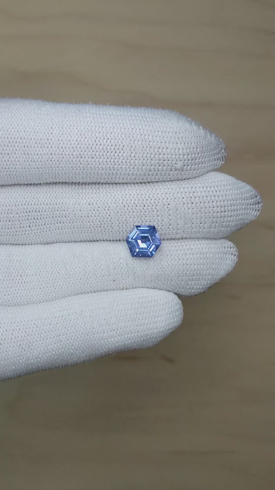 2.70 Ct. Blue Sapphire from Ceylon (Sri Lanka) Size Video