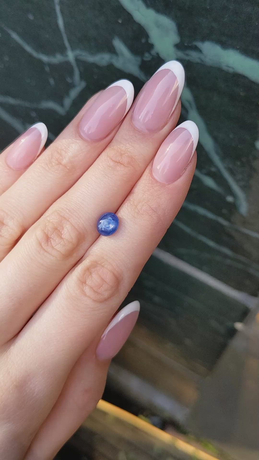 2.69 Ct. Blue Star Sapphire from Ceylon (Sri Lanka) Size Video