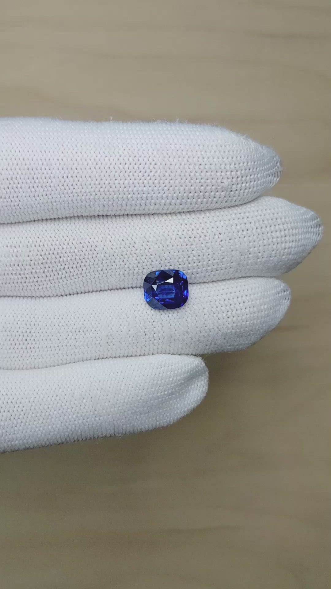 4.19 Ct. Blue Sapphire from Madagascar Size Video