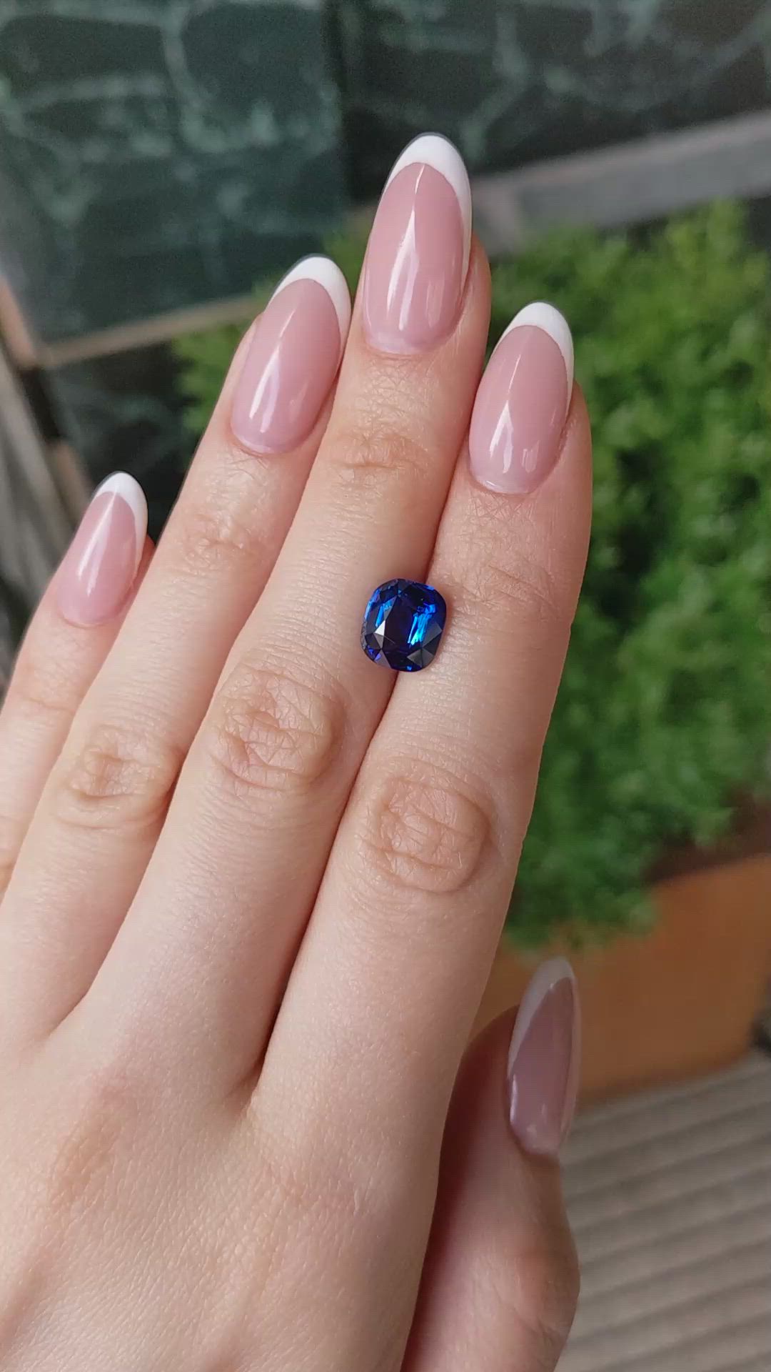 4.19 Ct. Blue Sapphire from Madagascar Size Video