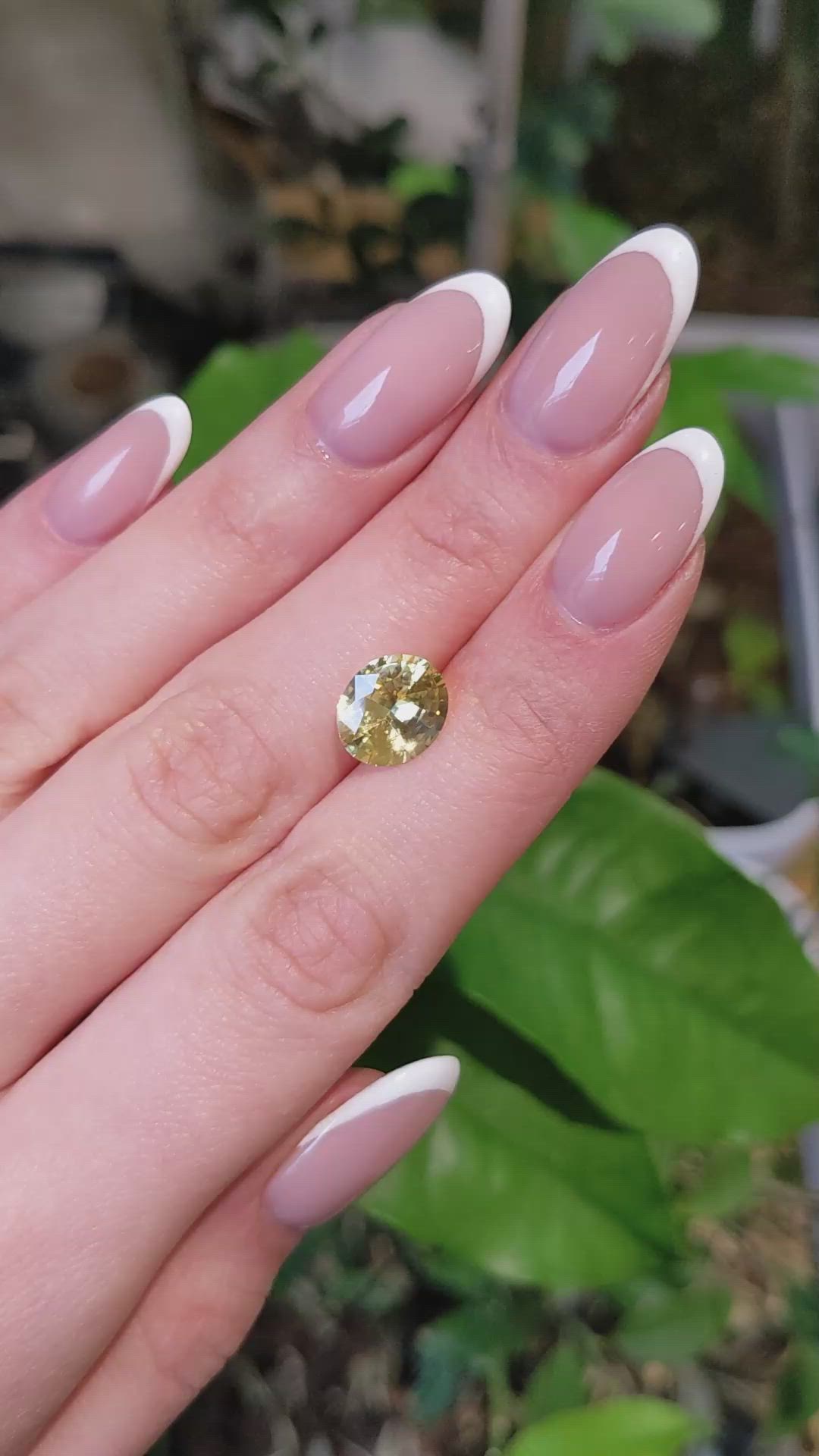 3.56 Ct. Yellow Sapphire from Ceylon (Sri Lanka) Size Video