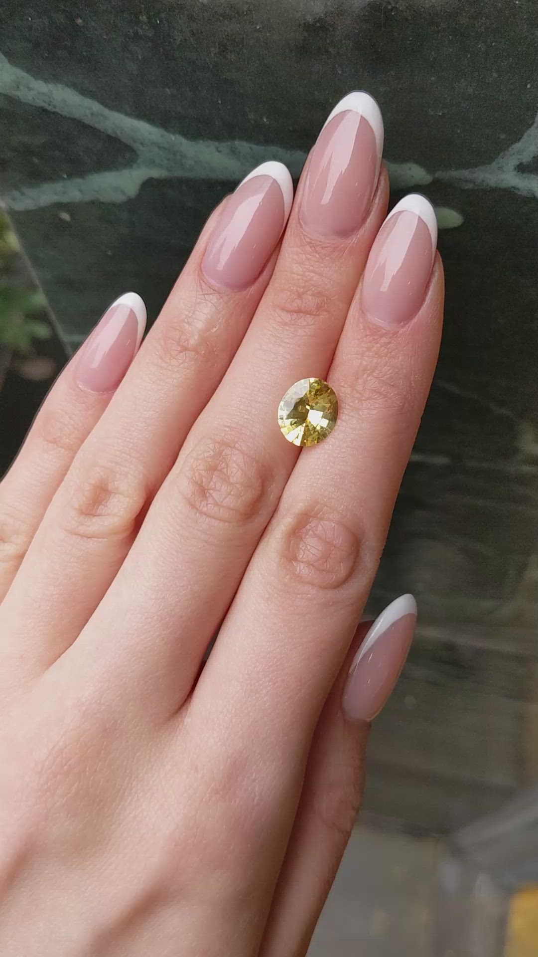 3.56 Ct. Yellow Sapphire from Ceylon (Sri Lanka) Size Video