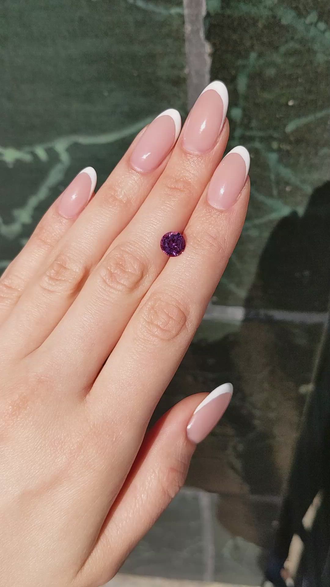 2.30 Ct. Purplish Pink Sapphire from Ceylon (Sri Lanka) Size Video