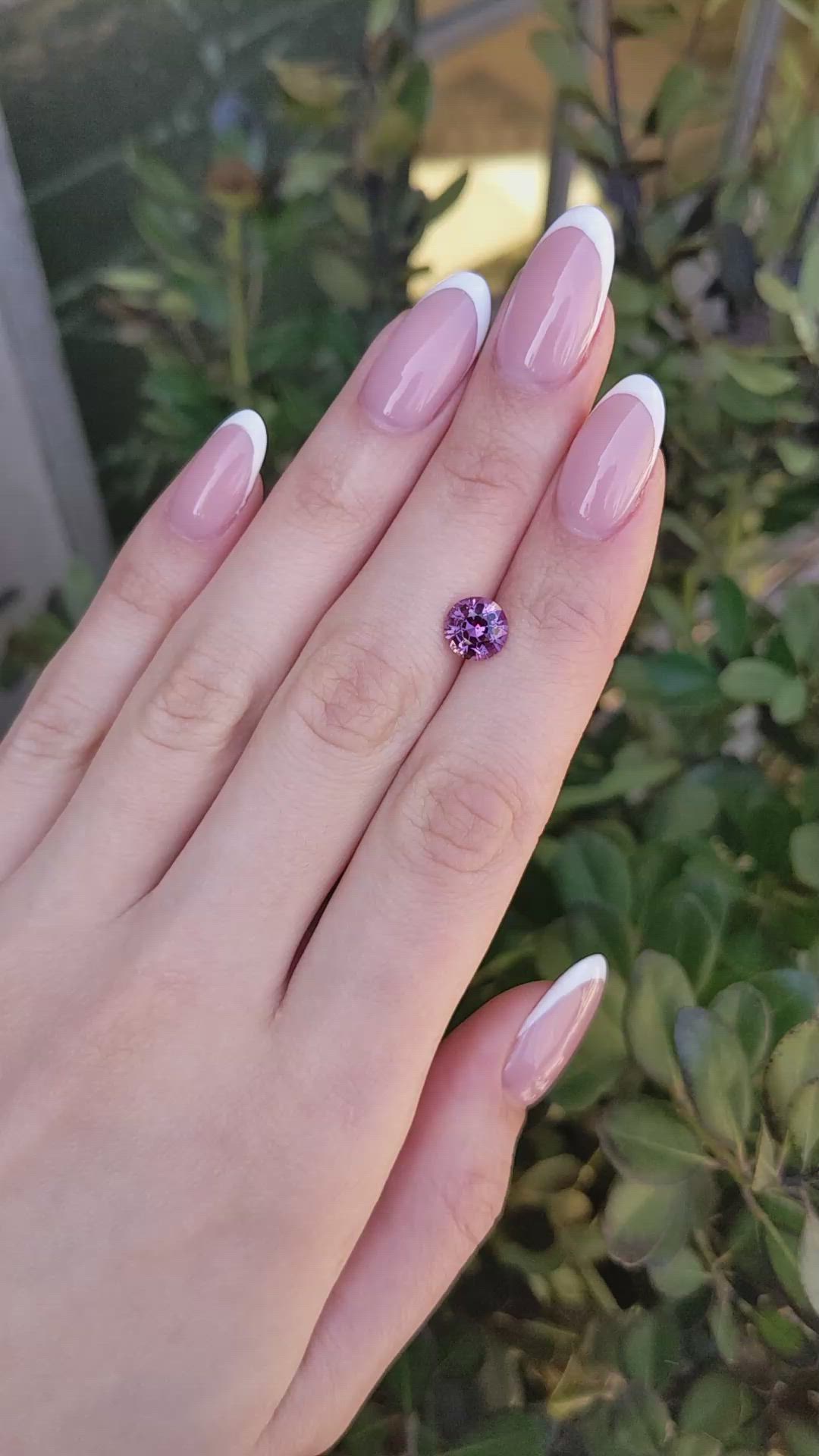 2.30 Ct. Purplish Pink Sapphire from Ceylon (Sri Lanka) Size Video