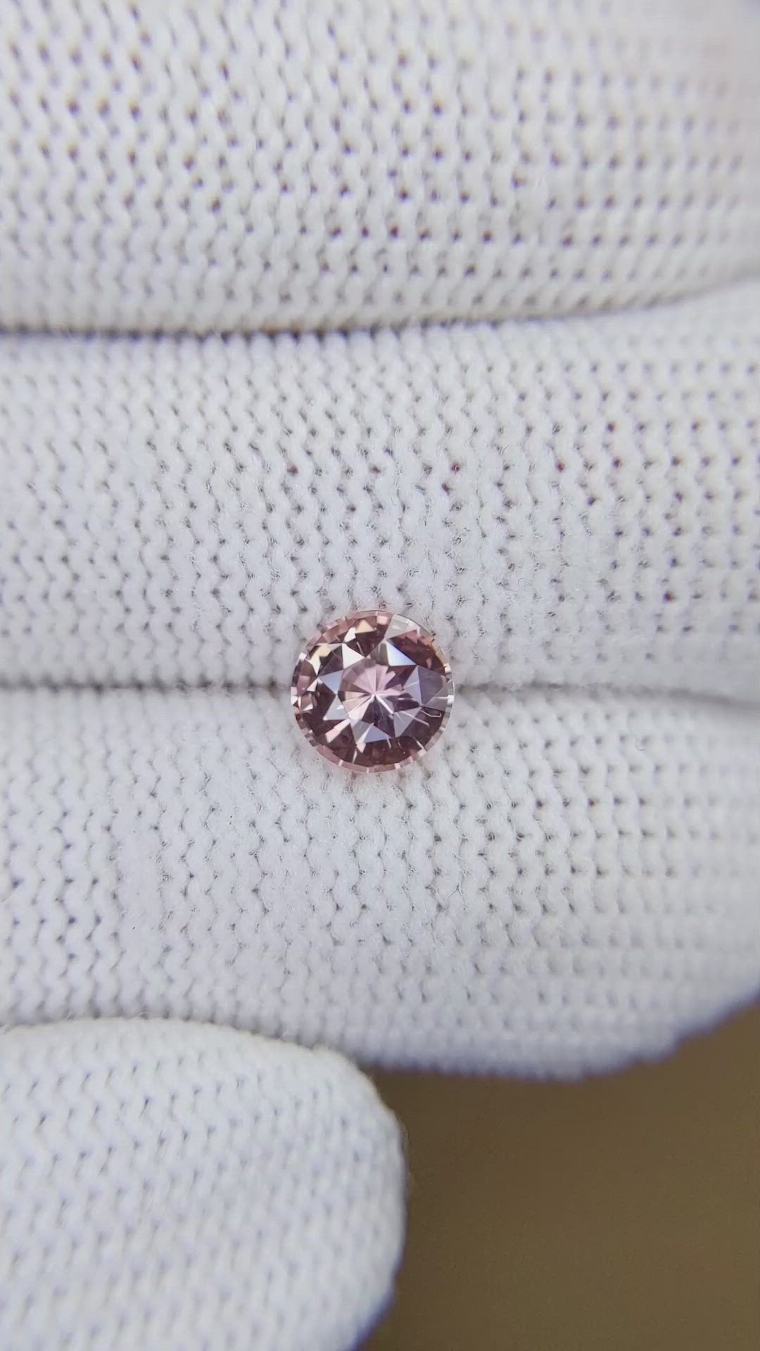 1.10 Ct. Padparadscha Sapphire from Madagascar Size Video