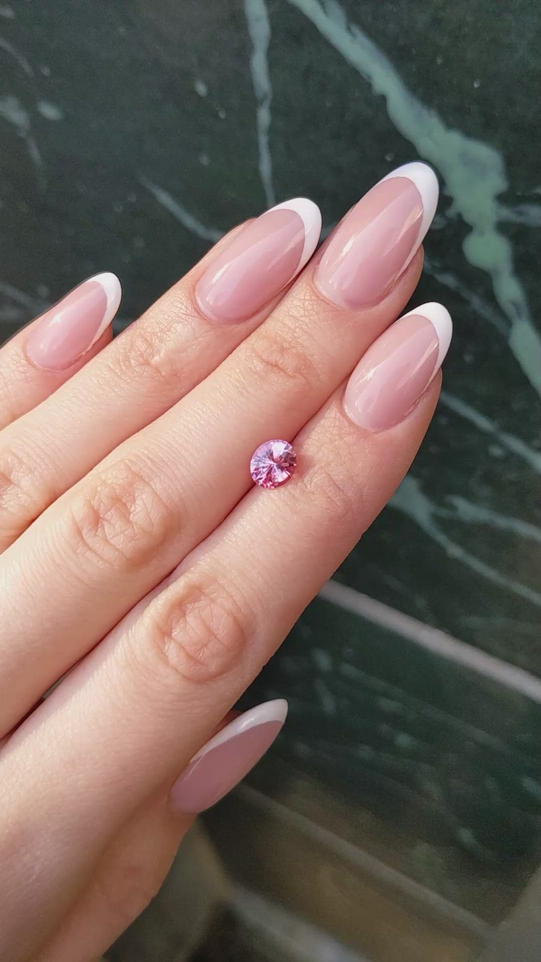 1.44 Ct. Padparadscha Sapphire from Ceylon (Sri Lanka) Size Video